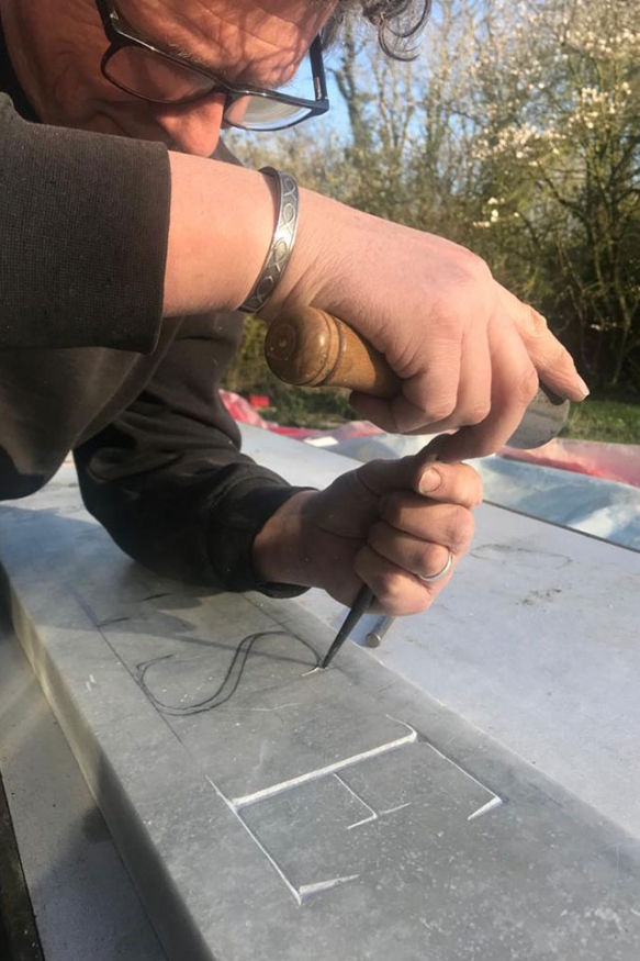 Letter Carving Stone