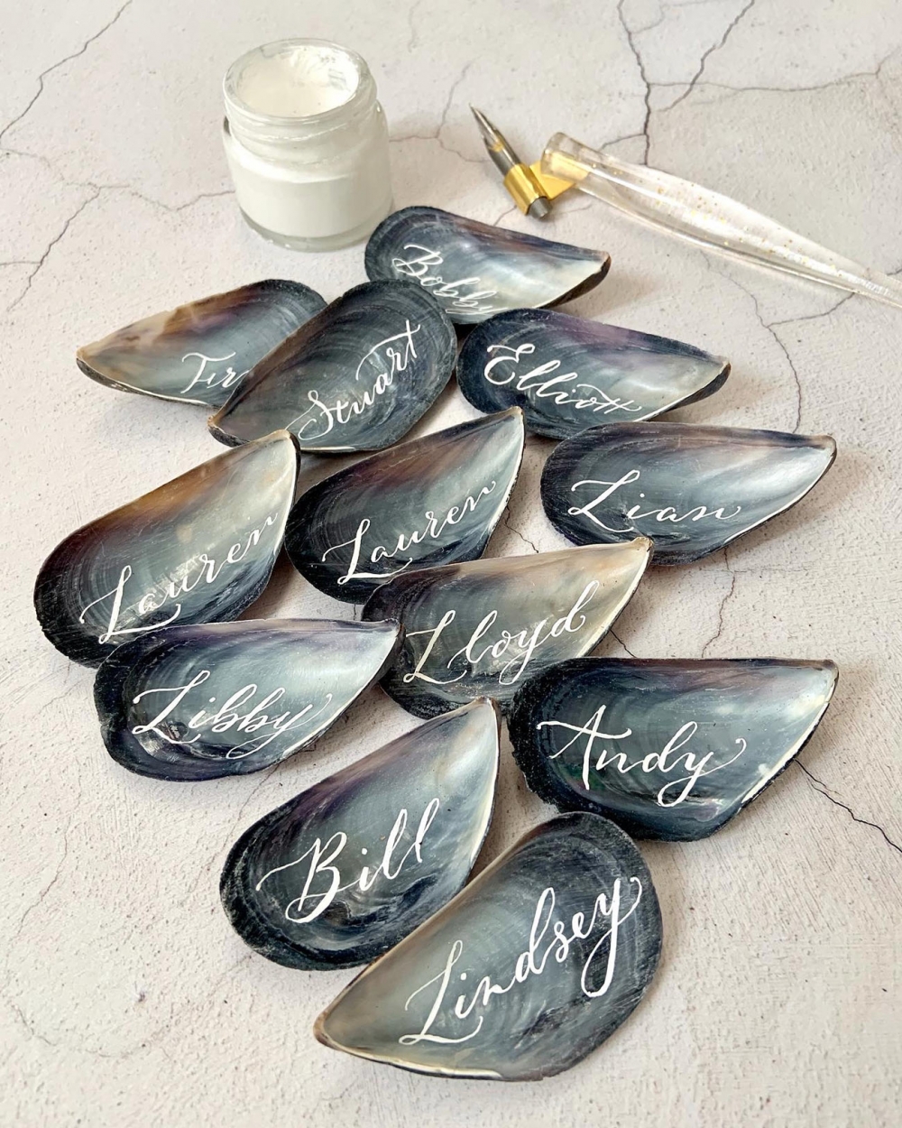 Mussel Place Cards
