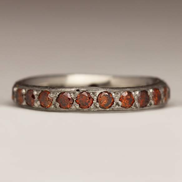 Platinumandflushsetcognacdiamondeternity