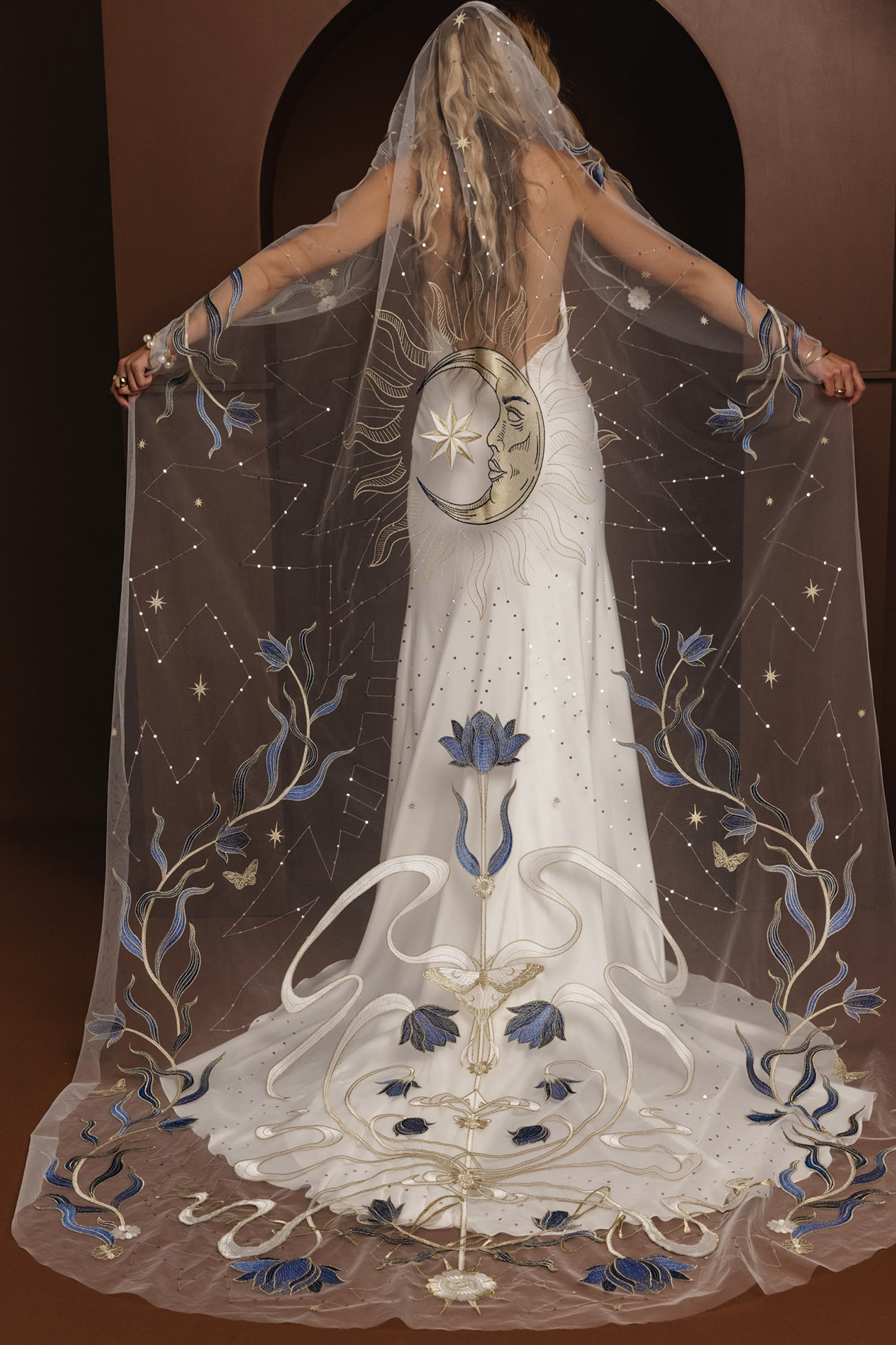 Rue De Seine Bridal Tales From The Seine Lookbook To The Moon Veil 4