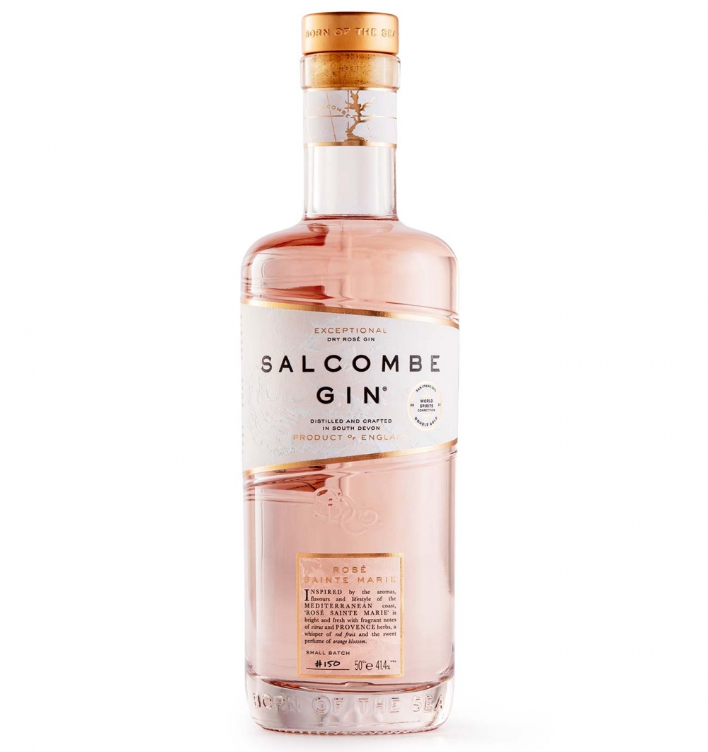 SALCOMBE GIN ROSE 50CL CUTOUT
