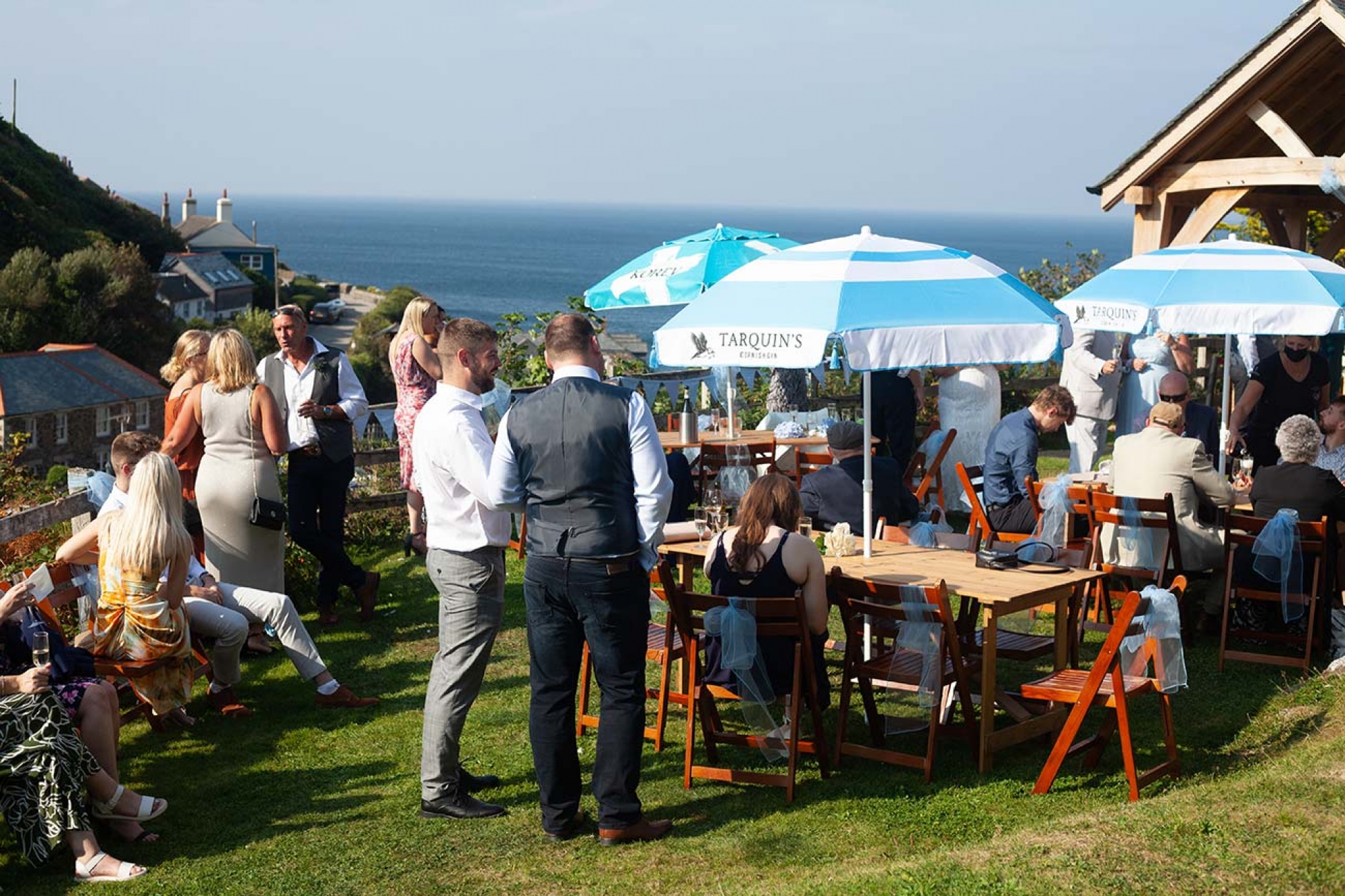 SARAH BOWLS Cliff Top Drinks Reception 1