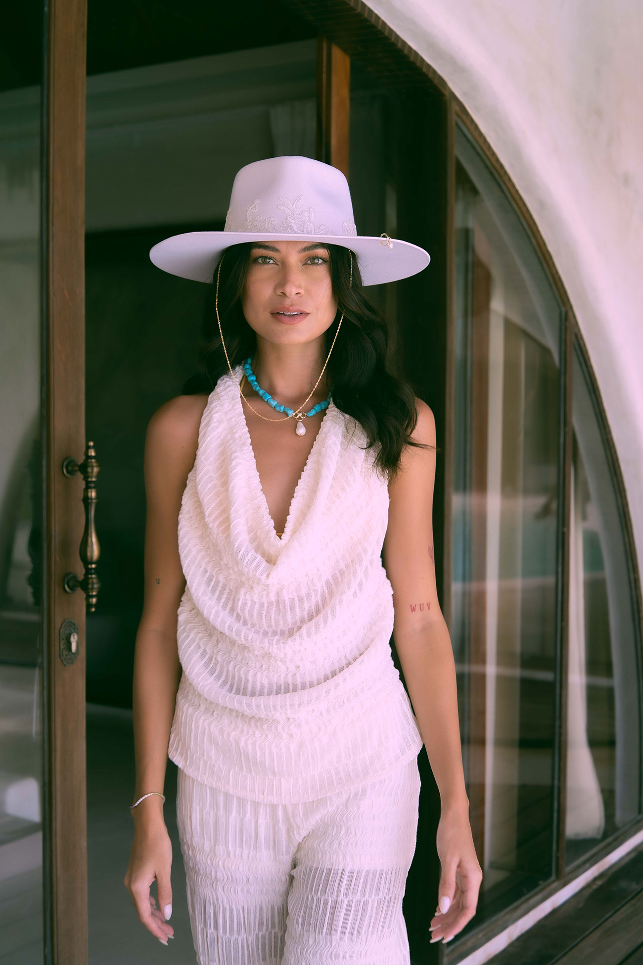 St Ives Bridal Fedora By Shaded The Label 2