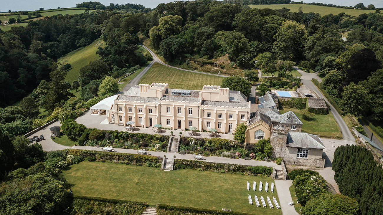 WeddingVenuesCornwallandDevonPentillieCastle1 Marquee Wedding Celebrations At Pentillie Castle By Younger Photography