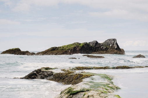 Beach Boho Wedding Cornwall Devon2