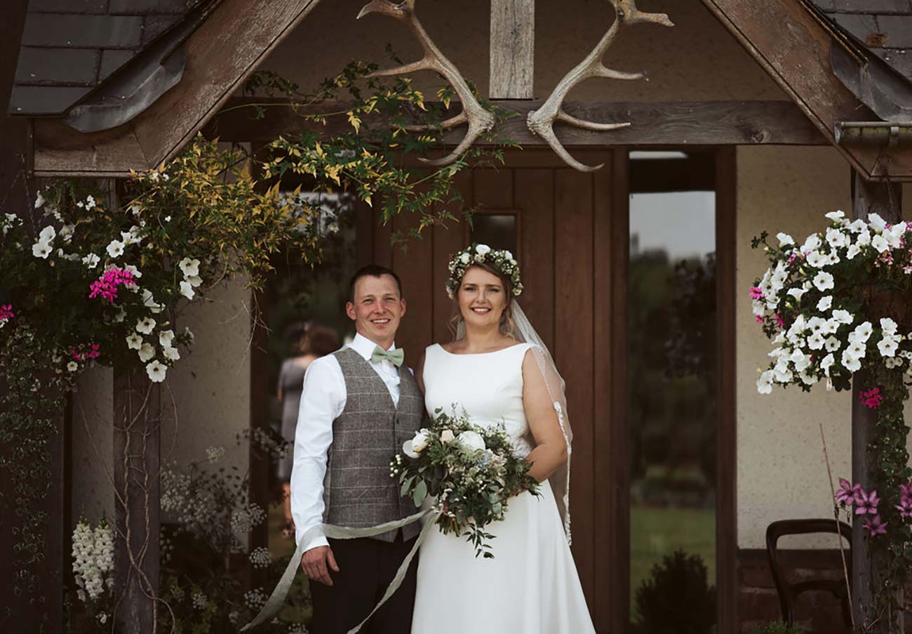Deer Farm Tipi Real Wedding Bride Groom Wed10