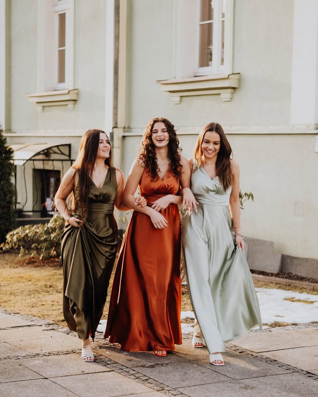 Colourful Bridesmaid Dresses