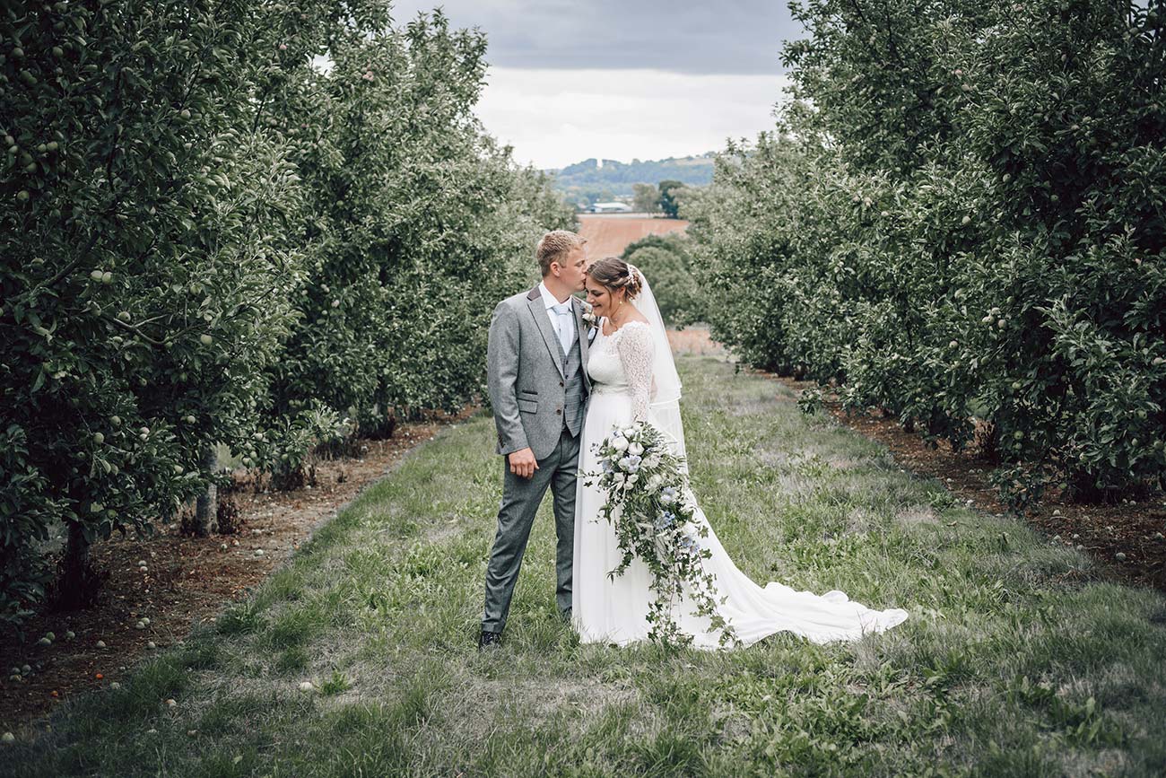 Harefield Barn Real Wedding Bride Groom12