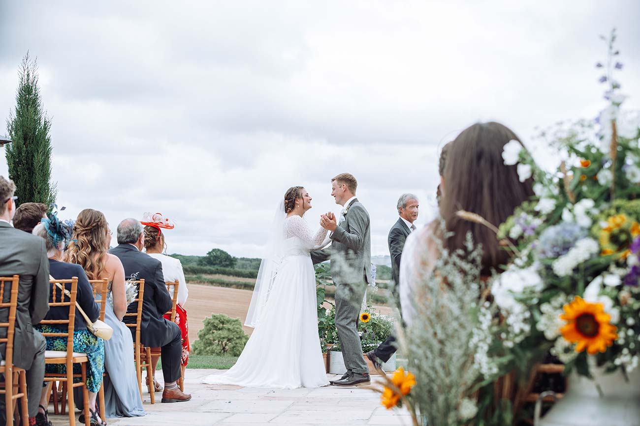 Harefield Barn Real Wedding Bride Groom6