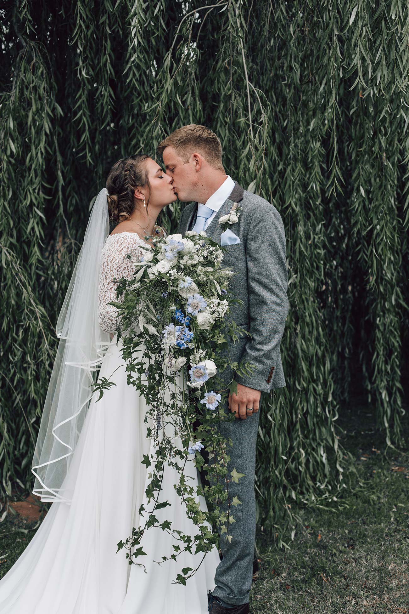 Harefield Barn Real Wedding Bride Groom8