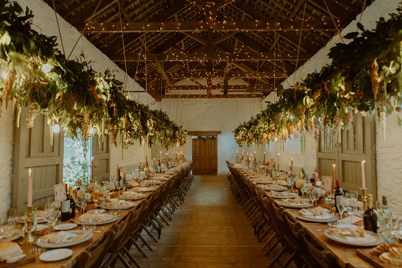 Kat Josh Real Wedding Devon Flowers Bride Groom15