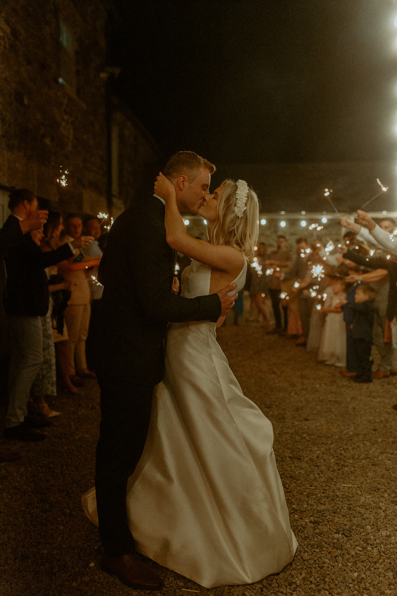 Kat Josh Real Wedding Devon Flowers Bride Groom20