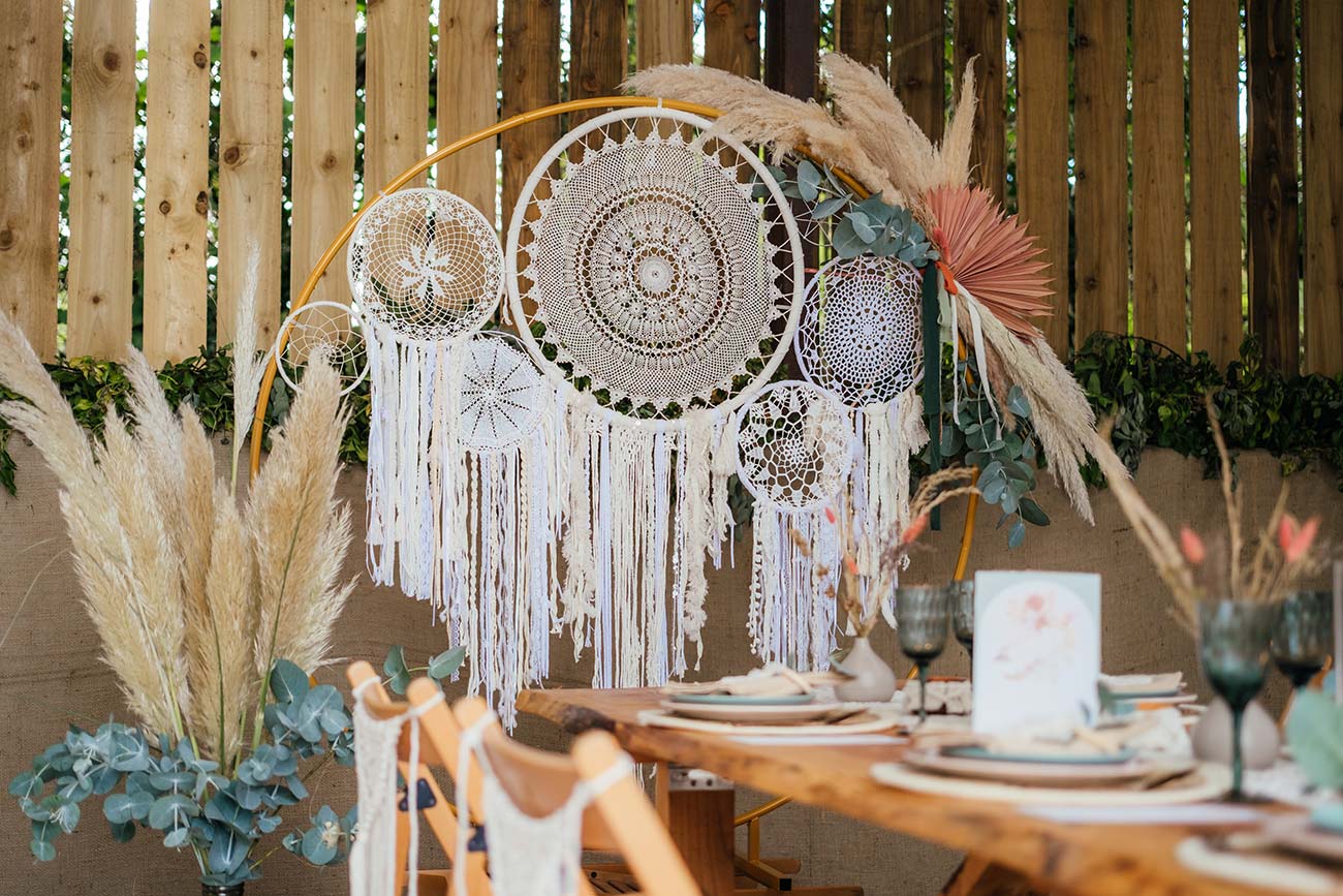 Macrame Shoot Boho Wedding Wed Bride Groom12