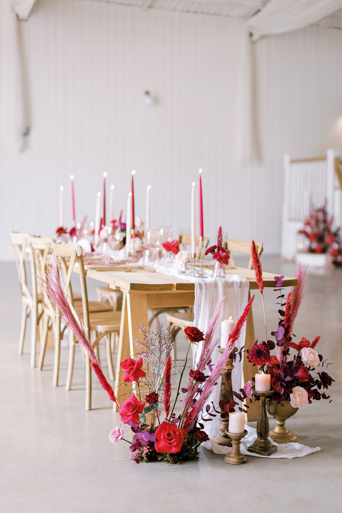 Magenta Styled Shoot Pink Wedding Styled Shoot Devon10