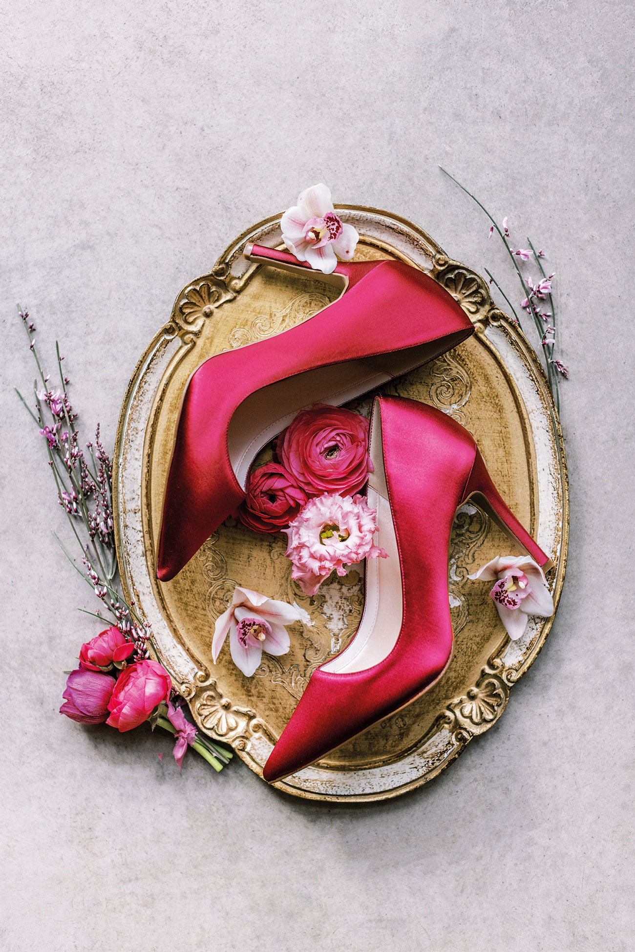 Magenta Styled Shoot Pink Wedding Styled Shoot Devon11