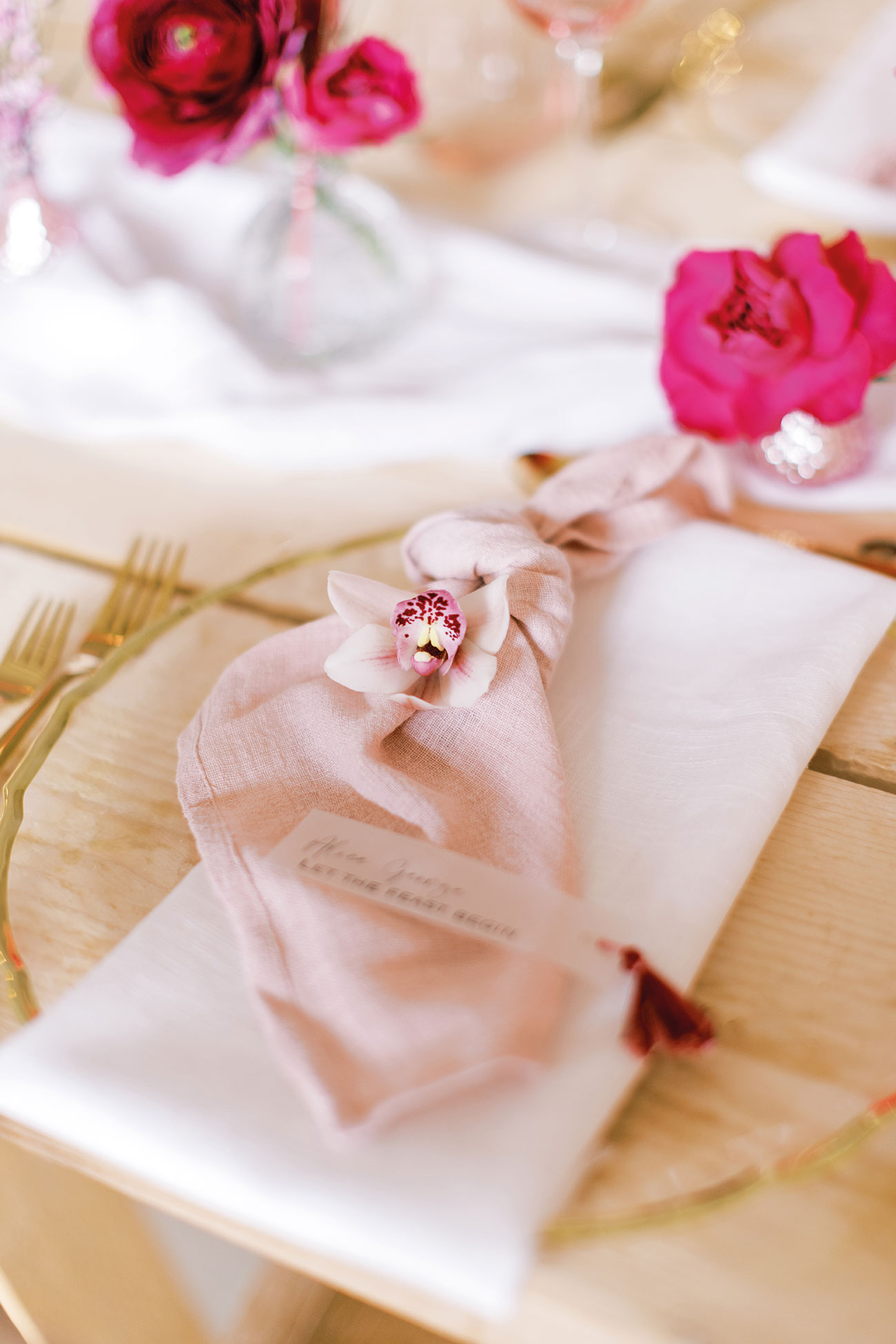 Magenta Styled Shoot Pink Wedding Styled Shoot Devon8