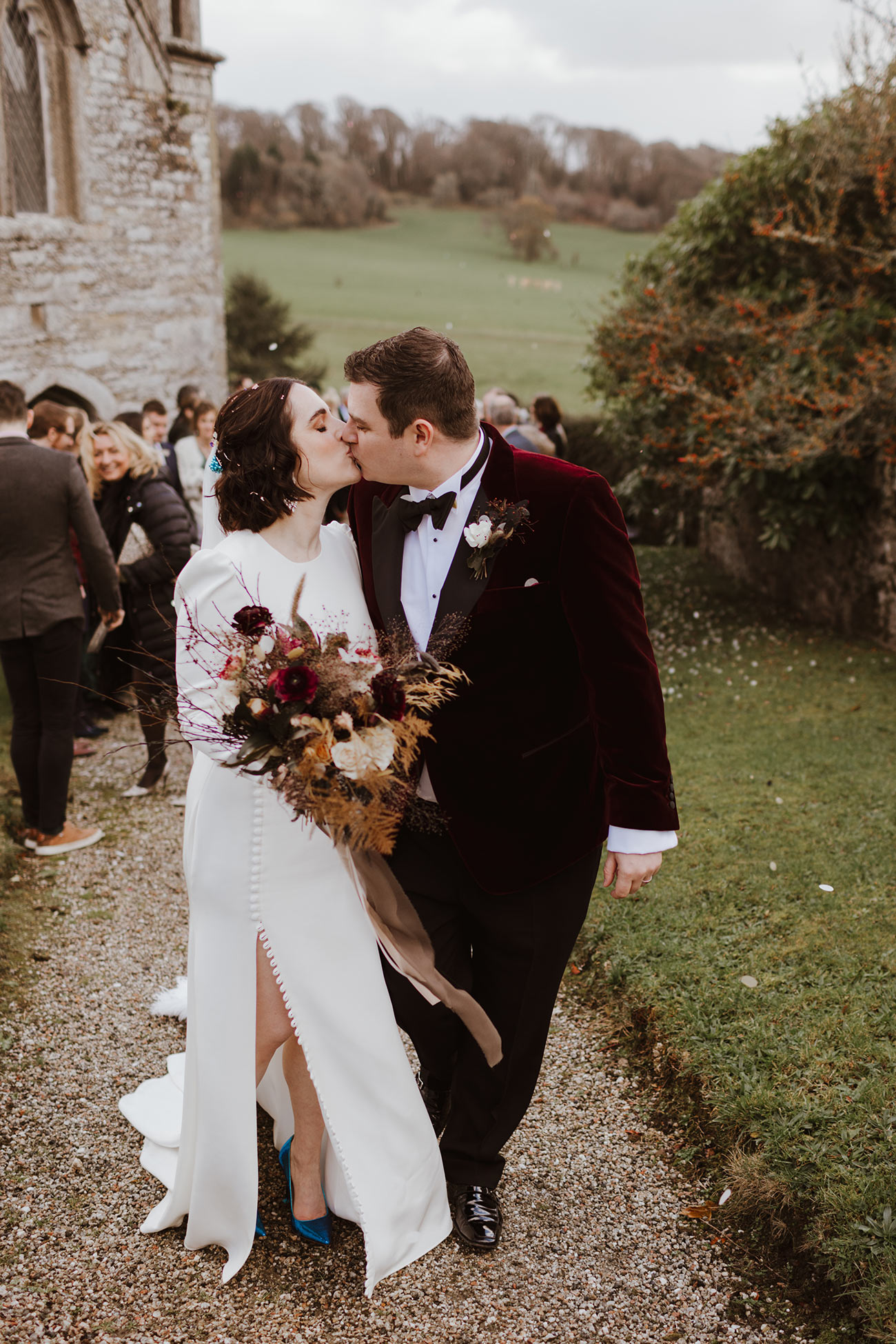 Real Wedding Boconnoc Carols5