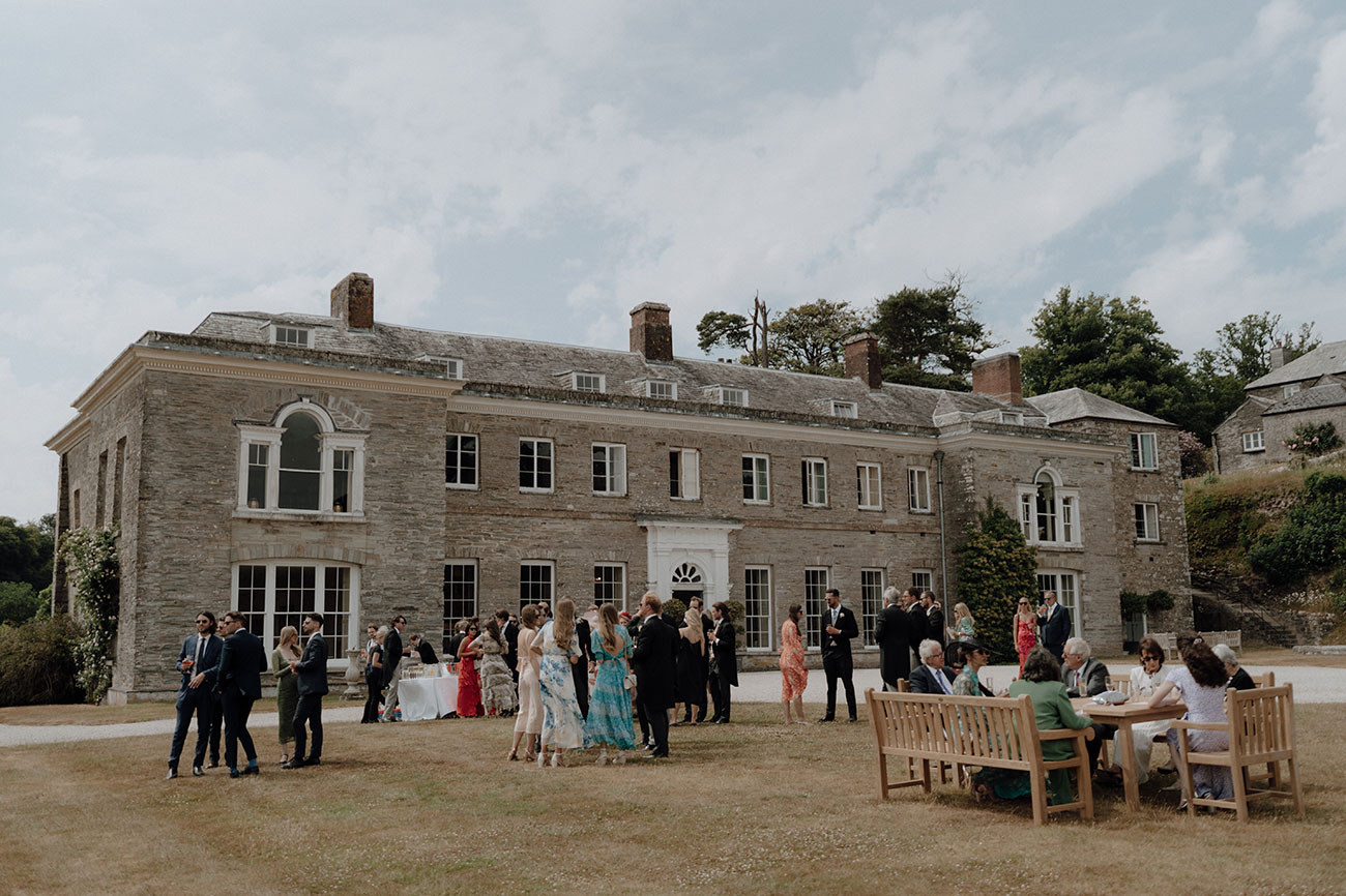 Real Wedding Boconnoc Cornwall Country Flowers Bride Groom8