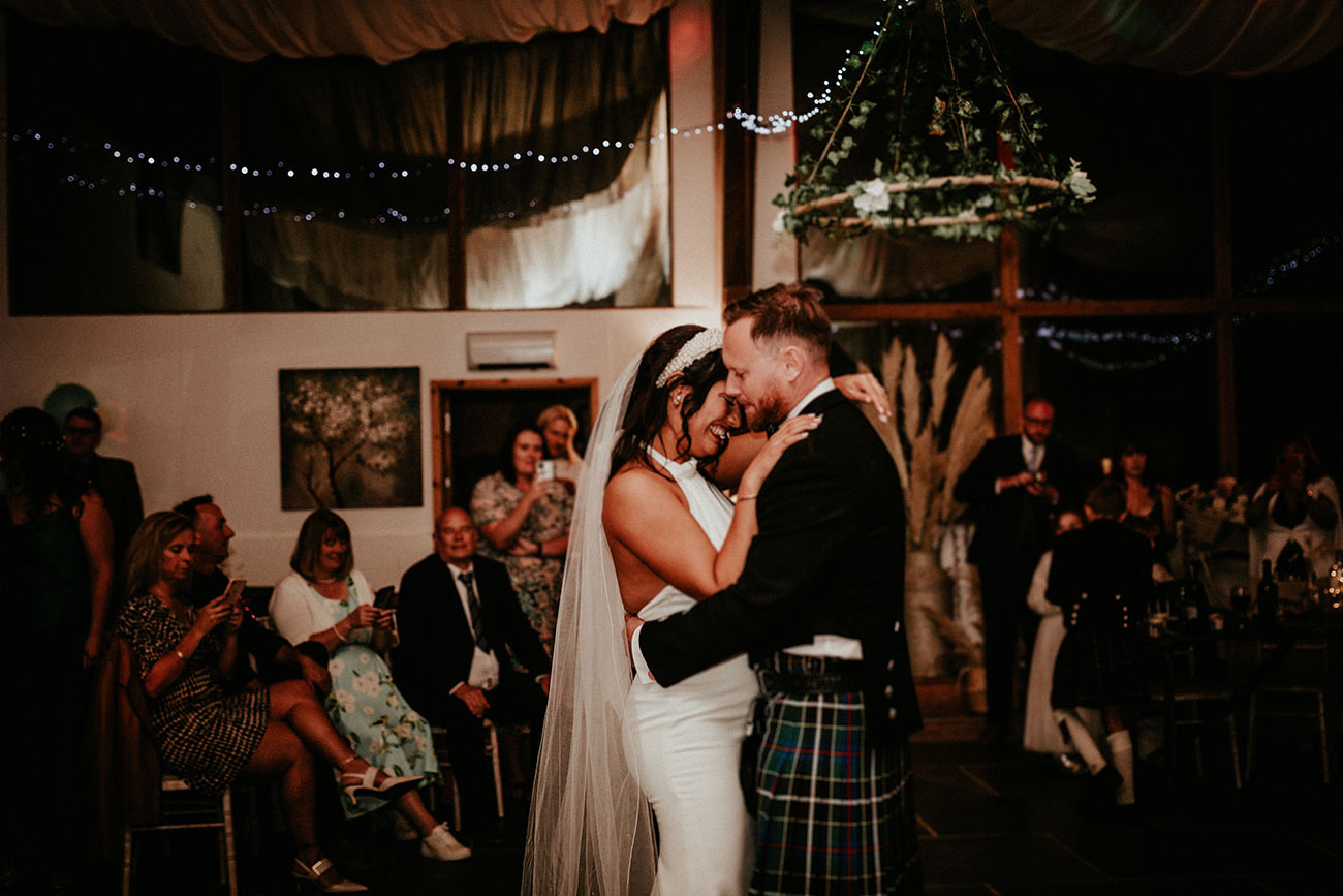 Real Wedding Bride Groom Cornish Camels Dance
