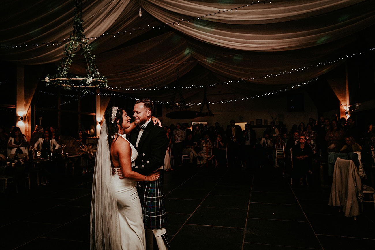Real Wedding Cornish Camels Bride Groom First Dance