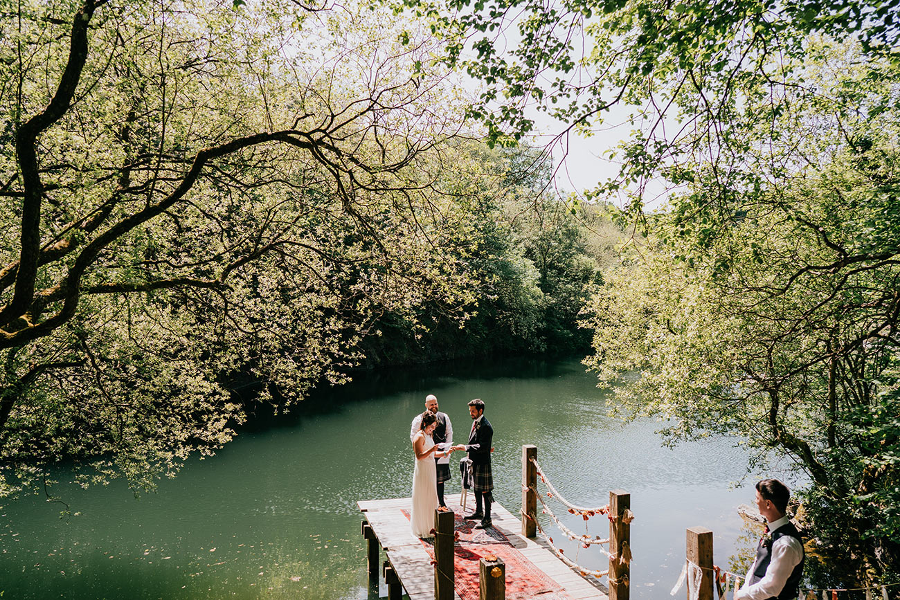 Real Wedding Cornish Tipi Cornwall Venue Bride Groom14