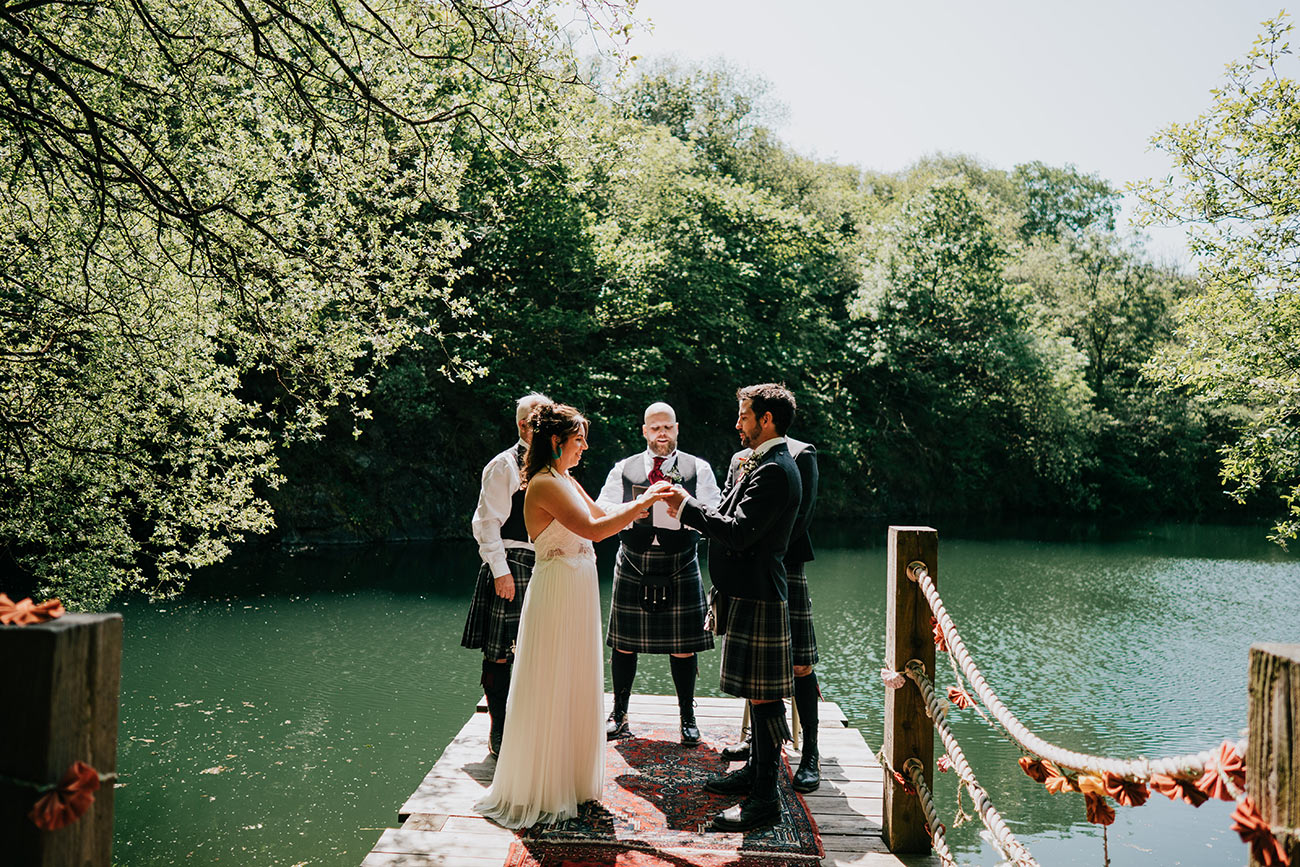 Real Wedding Cornish Tipi Cornwall Venue Bride Groom15