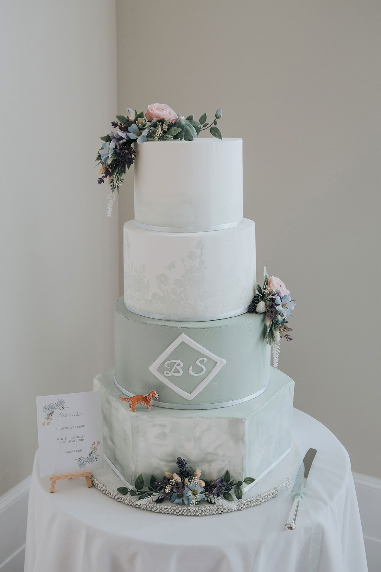 Real Wedding Deer Park Devon Spring Flowers Bride Groom14