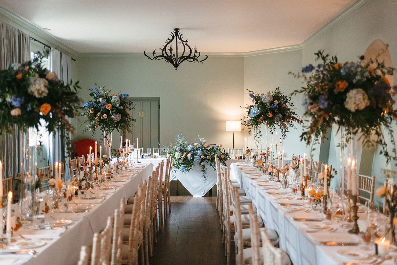 Real Wedding Hotel Endsleigh Devon Dartmoor Flowers Autumn Bride Groom2