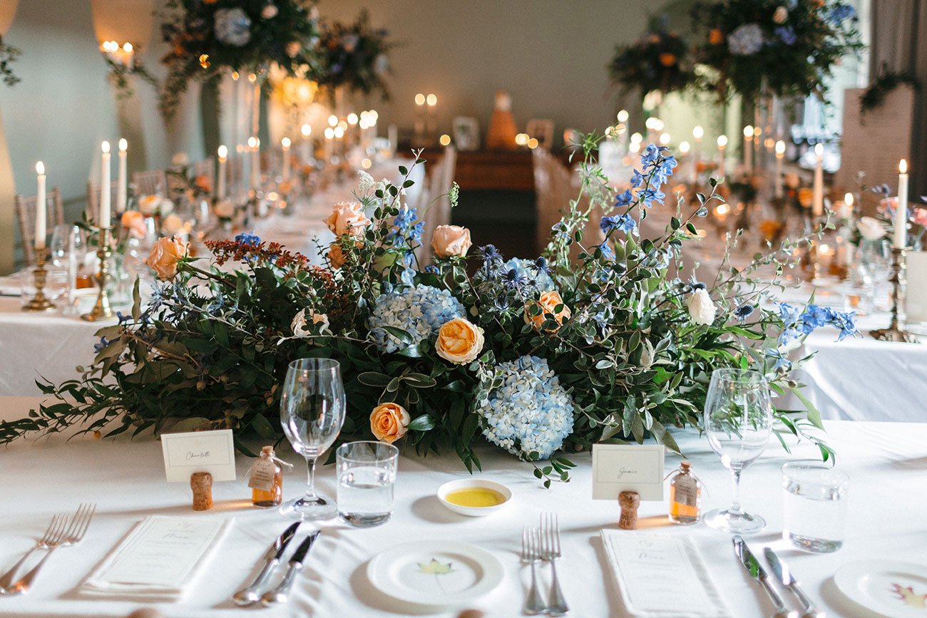 Real Wedding Hotel Endsleigh Devon Dartmoor Flowers Autumn Bride Groom3