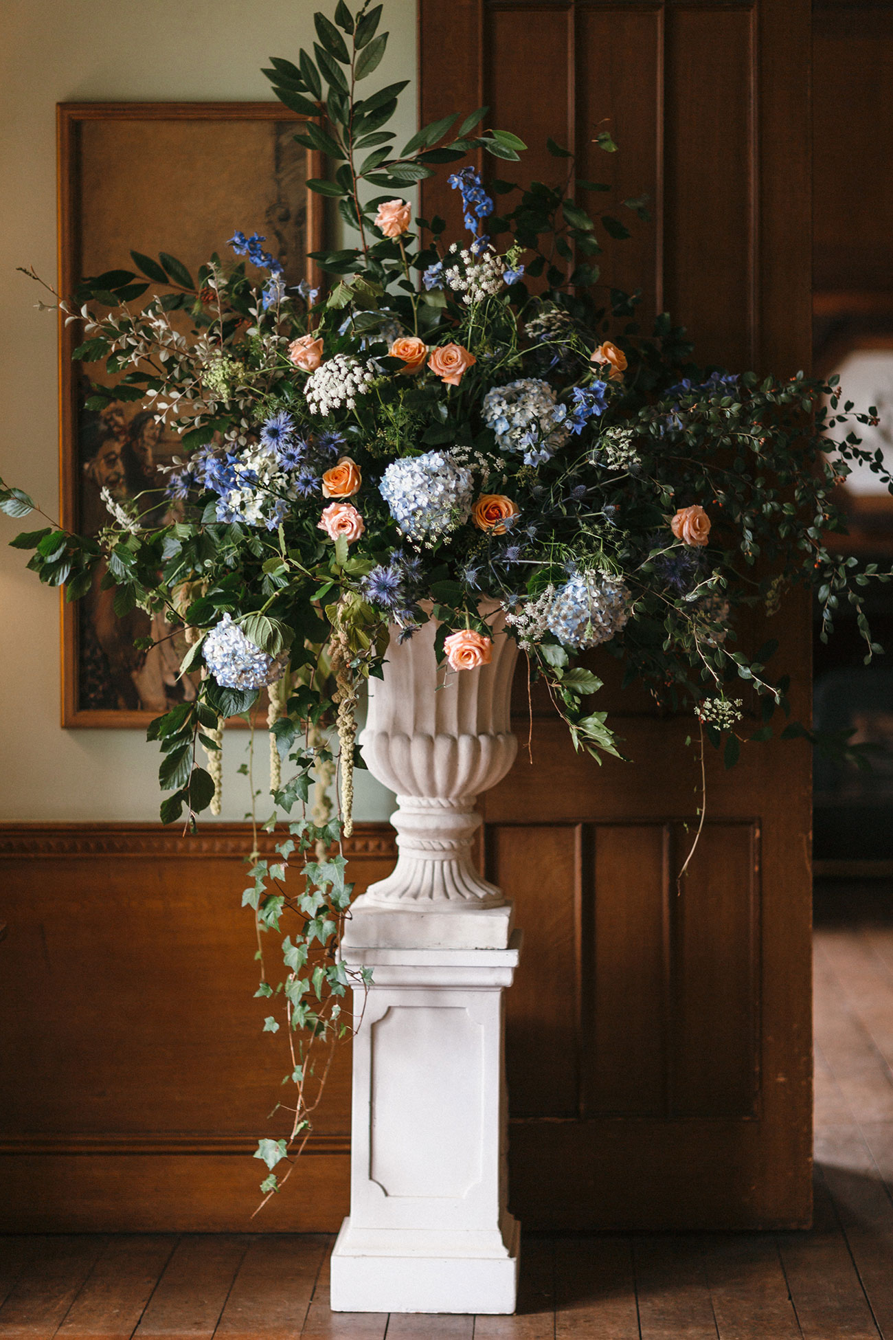 Real Wedding Hotel Endsleigh Devon Dartmoor Flowers Autumn Bride Groom6