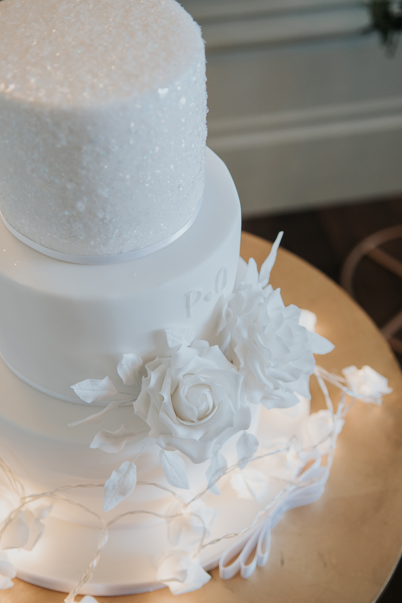 Real Wedding Melanie Barnfield Welbeck Manor Cake