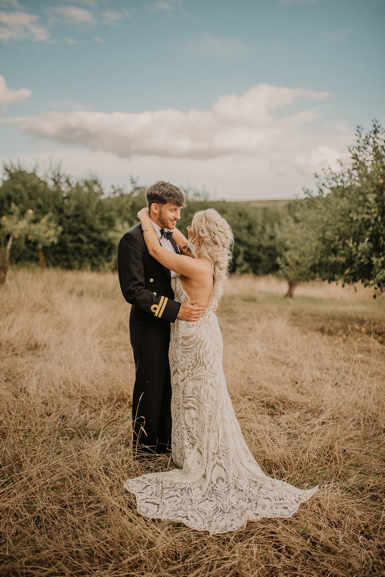 Real Wedding Nancarrow Farm Cornwall Bride Groom Rustic Boho10