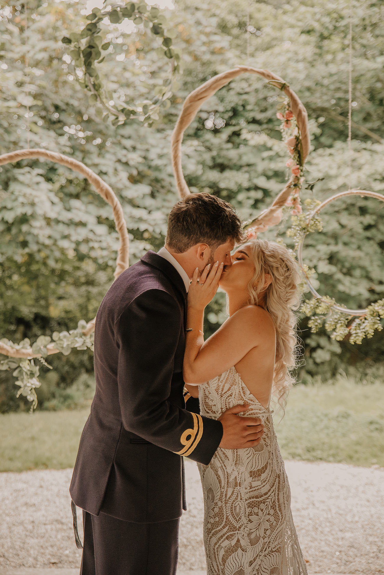 Real Wedding Nancarrow Farm Cornwall Bride Groom Rustic Boho14