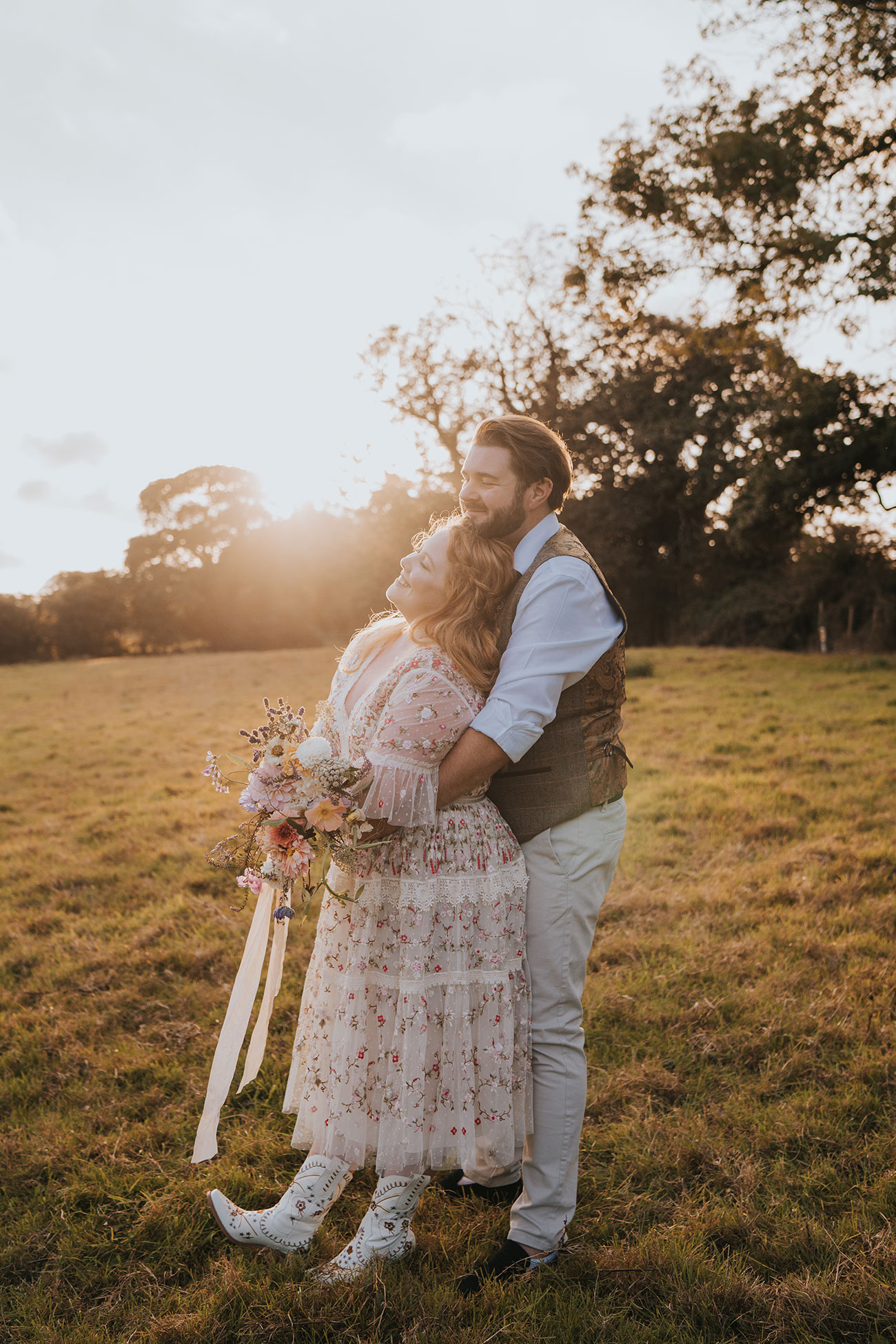 Real Wedding Nancarrow Farm Cornwall Flowers Bride Groom Reception Food Drink1