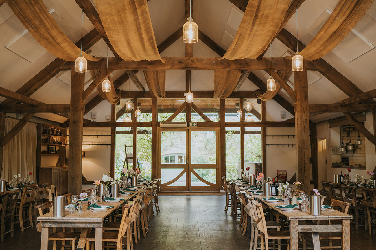 Real Wedding Nancarrow Farm Cornwall Flowers Bride Groom Reception Food Drink2