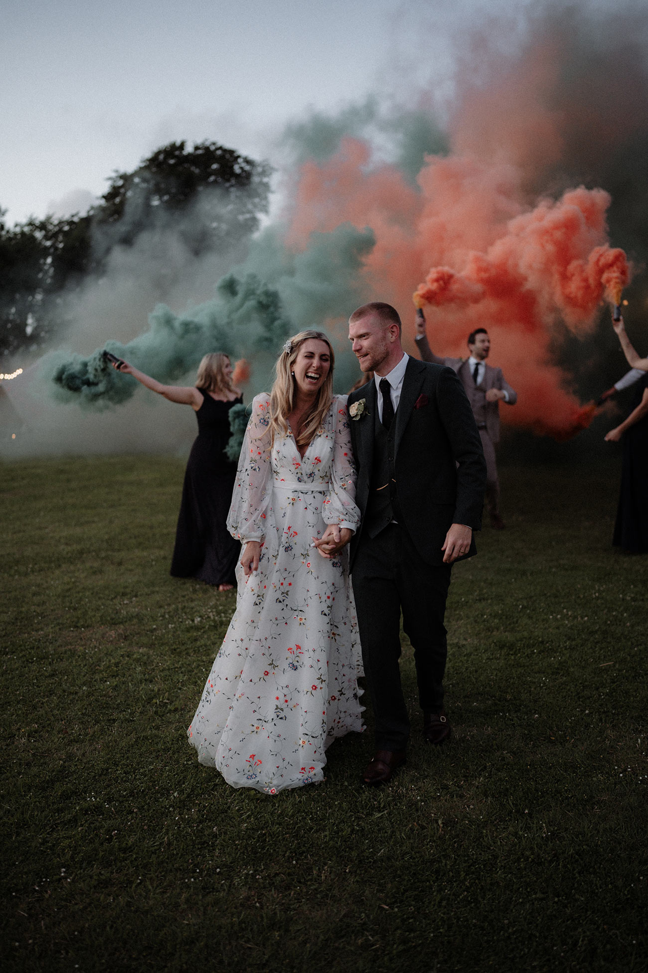 Real Wedding Pencarrow Cornwall Bride Groom Festival