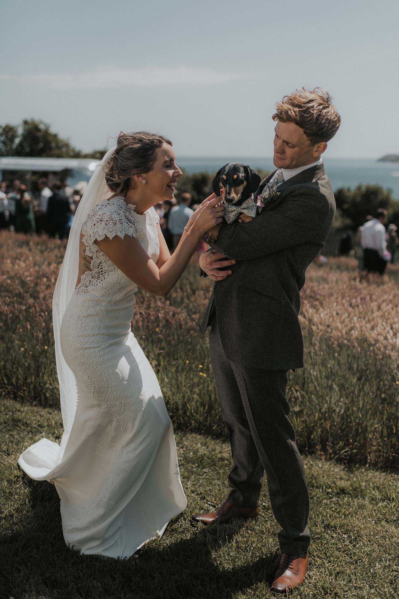 Real Wedding Porthleven Cornwall Bride Groom Wed18