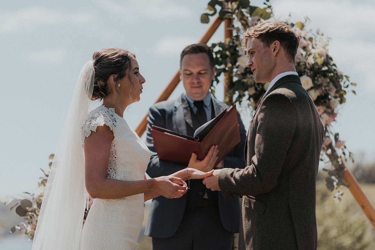Real Wedding Porthleven Cornwall Bride Groom Wed26