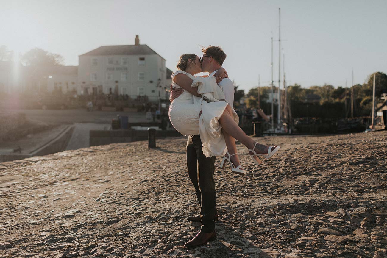 Real Wedding Porthleven Cornwall Bride Groom Wed4