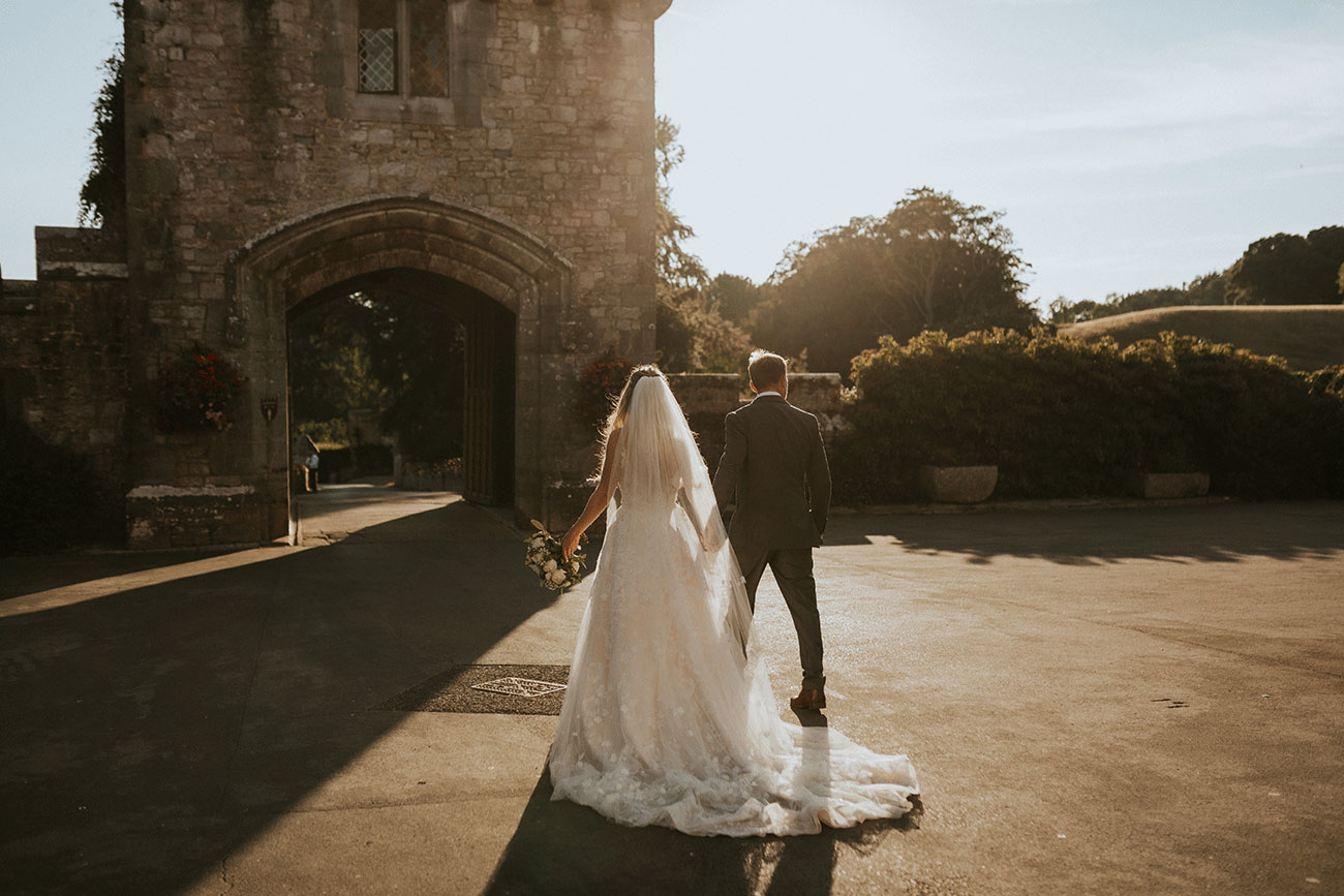 Real Wedding Powderham Castle Devon Bride Groom18