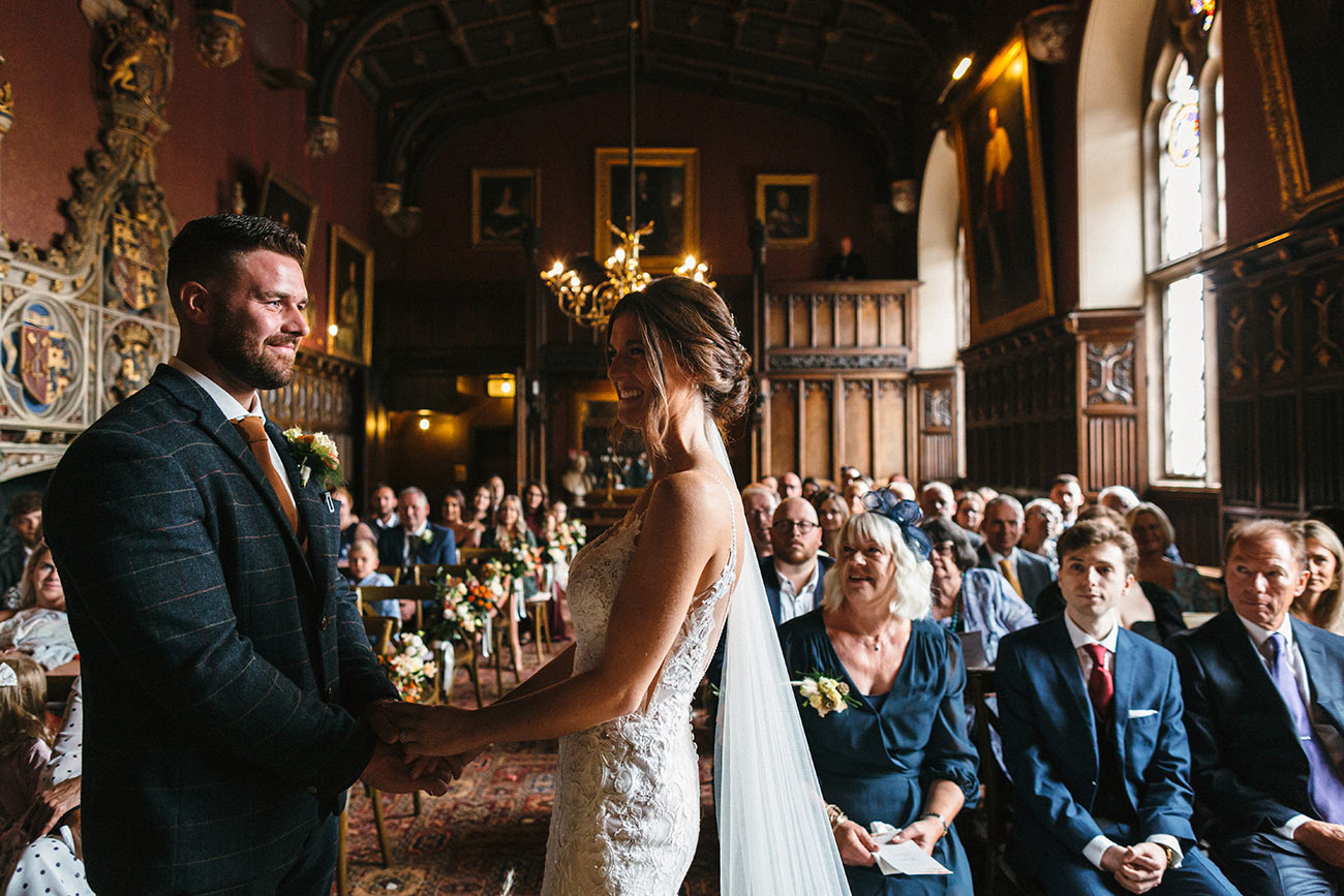 Real Wedding Powderham Castle Wed Bride Groom5