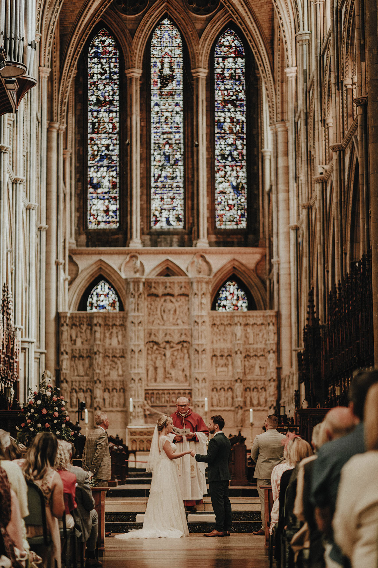 Real Wedding Scorrier House Cornwall Bride Groom1