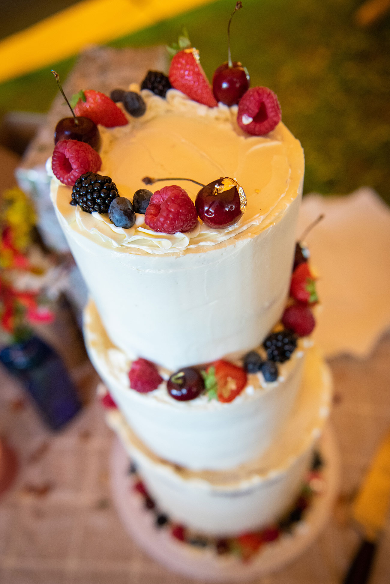 Real Wedding The Venue Coxleigh Devon Festival Garden Bride Groom20