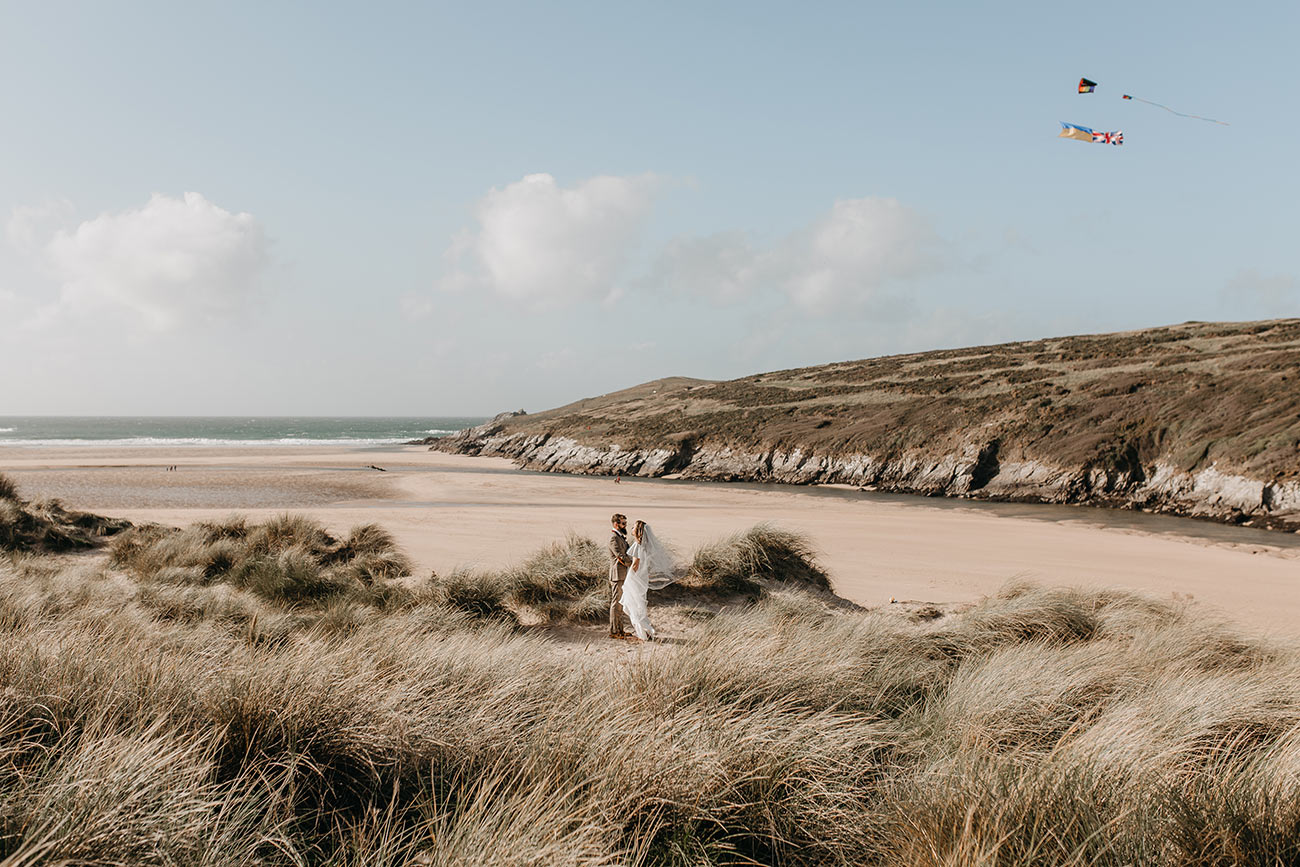 Real Wedding Treseren Cornwall Wed Autumnal Bride Groom11