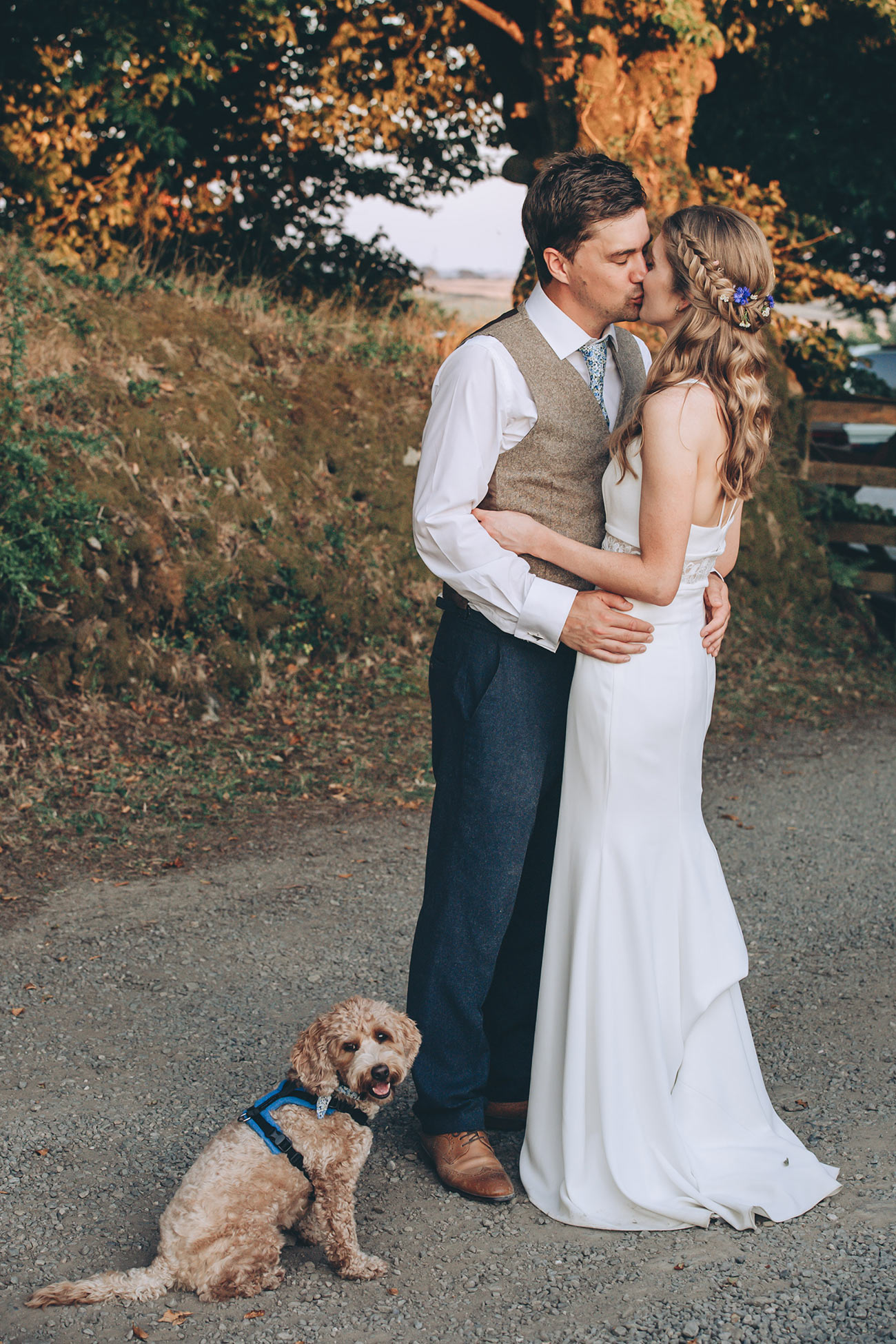 Real Wedding Trevenna Cornwall Bride Groom1