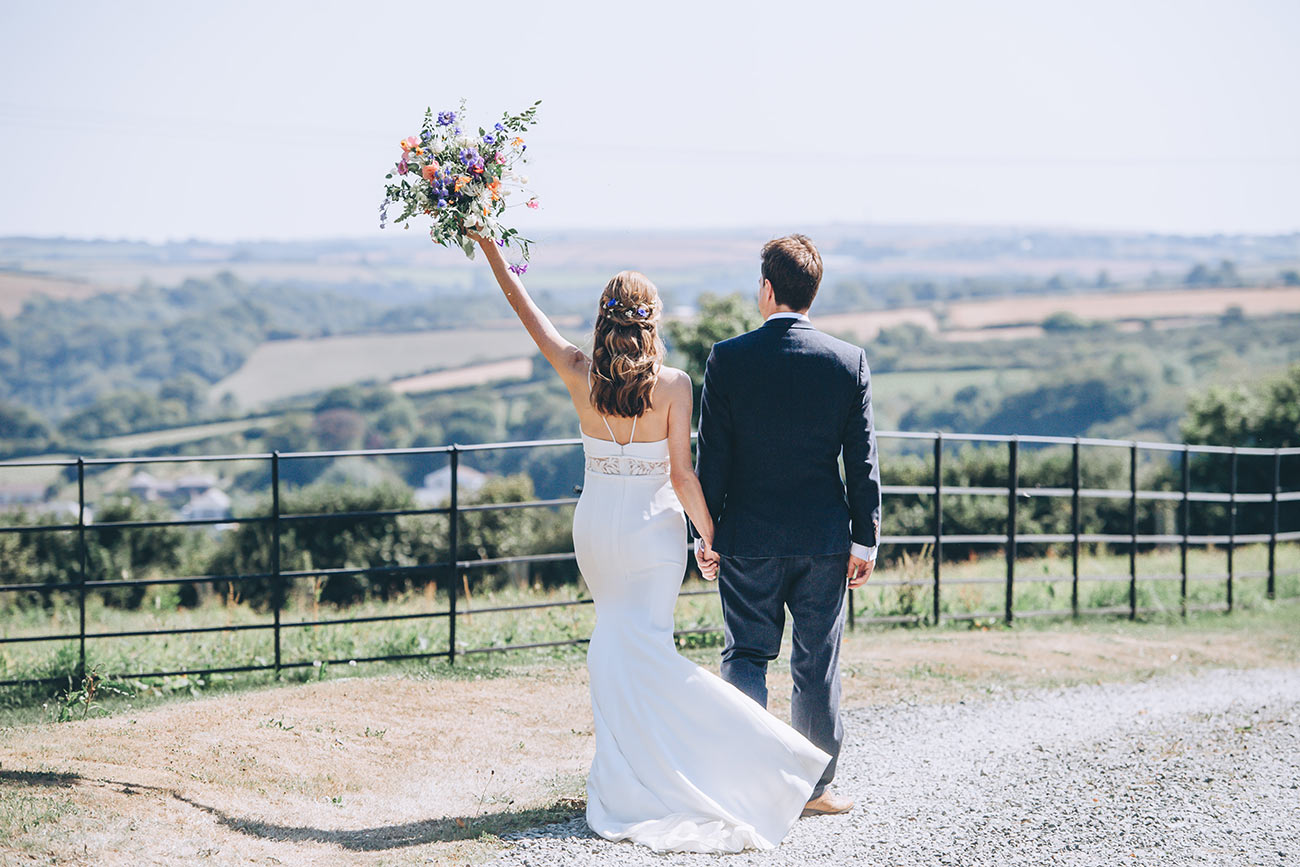 Real Wedding Trevenna Cornwall Bride Groom10