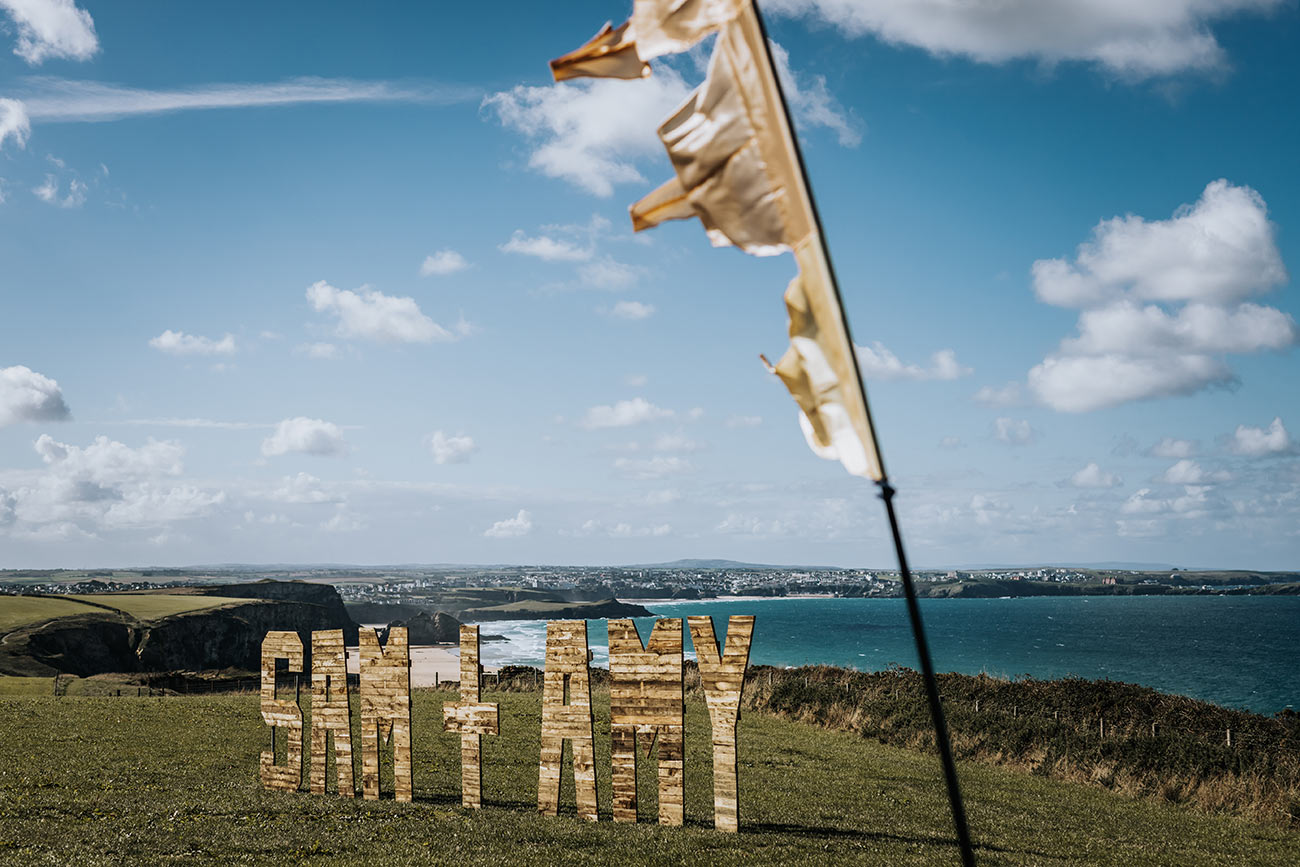 Real Wedding Wed Watergate Bay Cornwall Coastal Bride Groom18