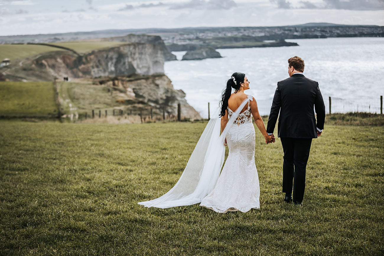 Real Wedding Wed Watergate Bay Cornwall Coastal Bride Groom7