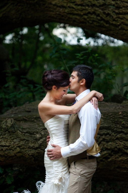 Rustic Woodland Wedding Devon24