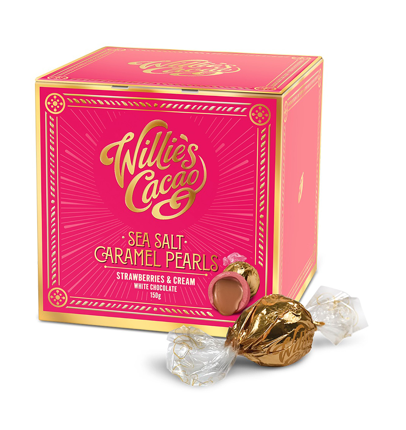 Sea Salt Pearls Strawberry Dark Cacao Devon Produce Wedding